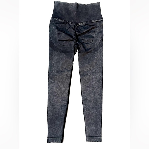 HALARA Flex™ ✨High Waisted Stretchy Knit Denim Casual Leggings - Picture 6 of 10